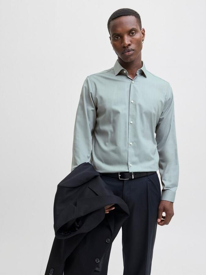 Jack & Jones Overhemd met lange mouwen JPRBLAPARKER Slim Fit overhemd ademend ideaal voor dagelijks gebruik - Foto 4