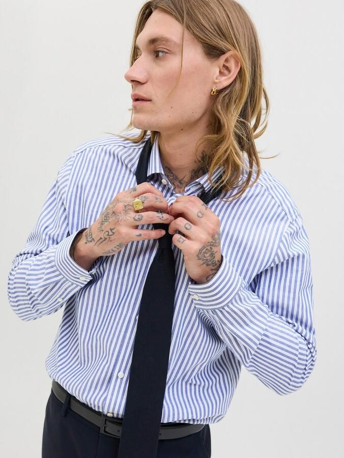 Jack & Jones Overhemd met lange mouwen JPRBLAPARKER Slim Fit overhemd ade d ideaal voor dagelijks gebruik - Foto 5