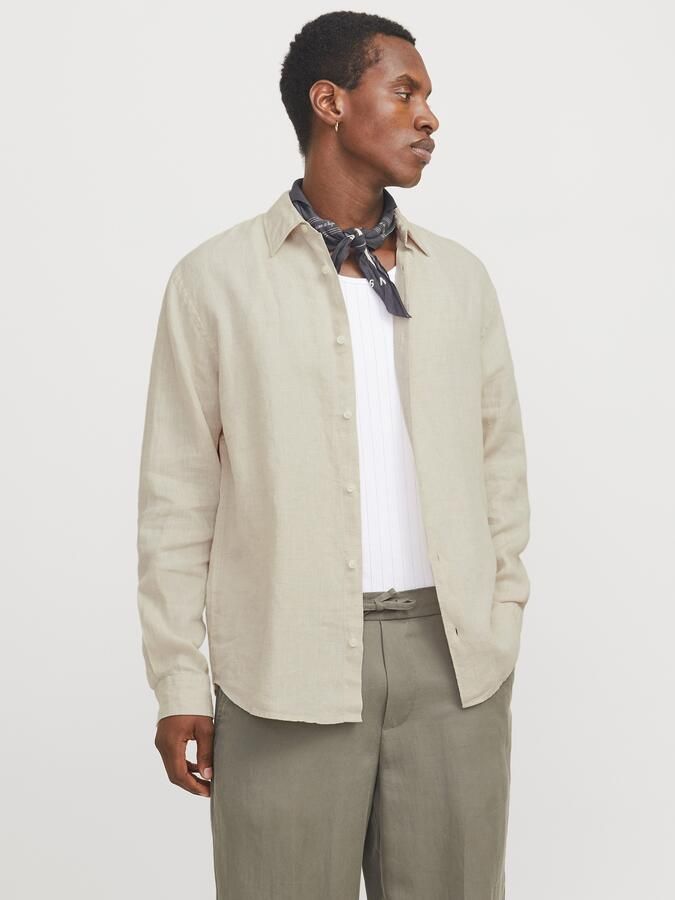 Jack & Jones Overhemd met lange mouwen JPRCCLAWRENCE LINEN L S SHIRT SN - Foto 12