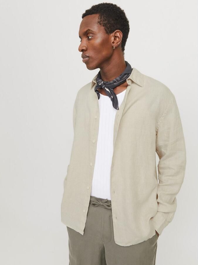 Jack & Jones Overhemd met lange mouwen JPRCCLAWRENCE LINEN L S SHIRT SN - Foto 9