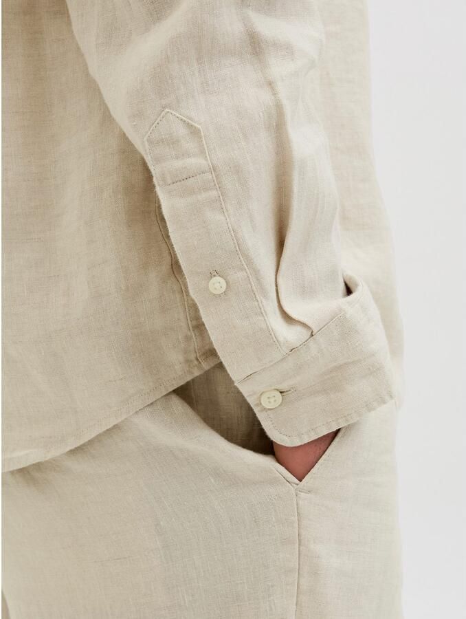 Jack & Jones Overhemd met lange mouwen JPRCCLAWRENCE LINEN L S SHIRT SN - Foto 4