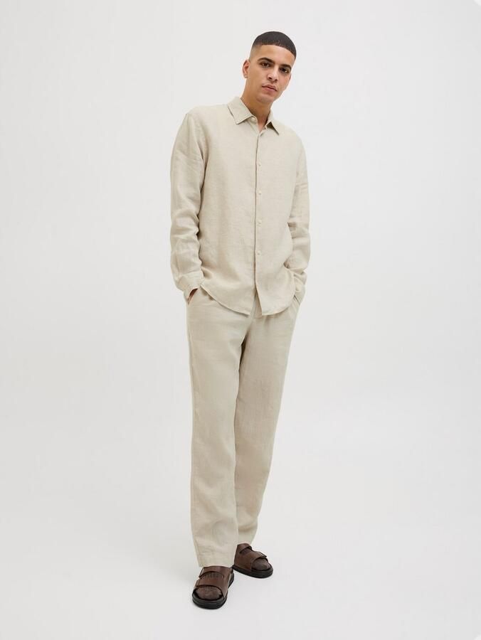 Jack & Jones Overhemd met lange mouwen JPRCCLAWRENCE LINEN L S SHIRT SN - Foto 5