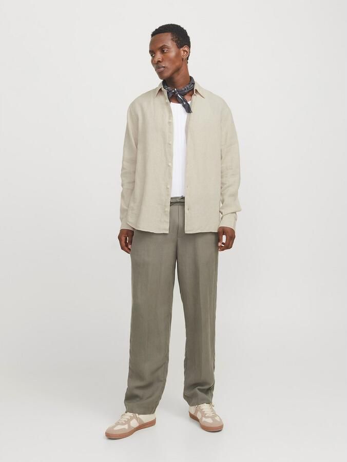 Jack & Jones Overhemd met lange mouwen JPRCCLAWRENCE LINEN L S SHIRT SN - Foto 7