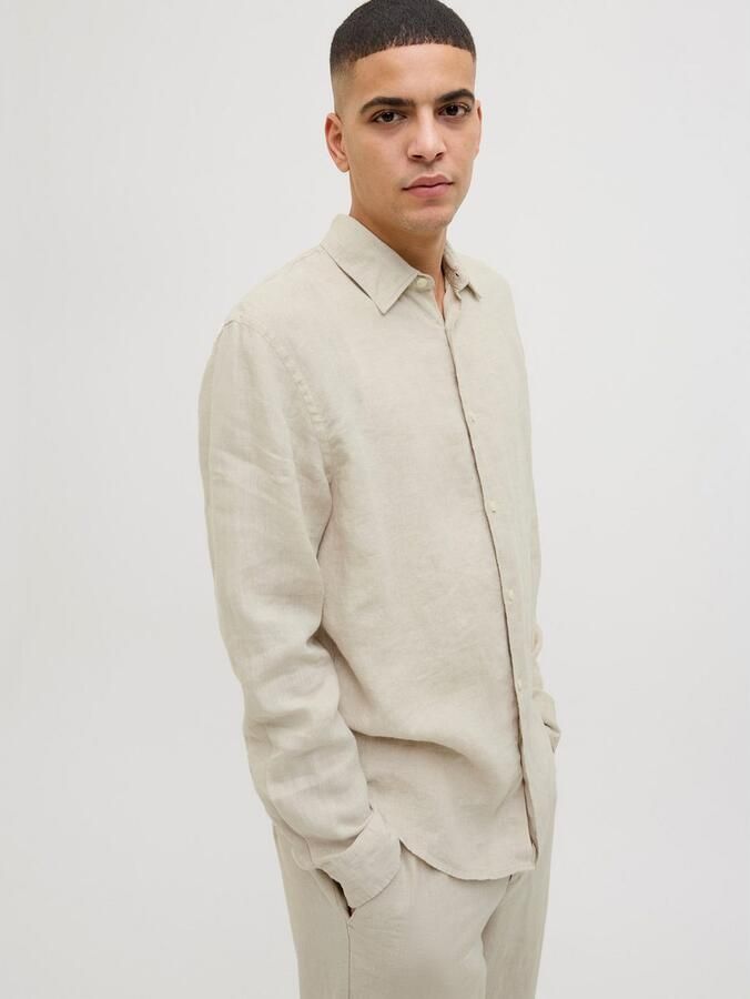 Jack & Jones Overhemd met lange mouwen JPRCCLAWRENCE LINEN L S SHIRT SN - Foto 8