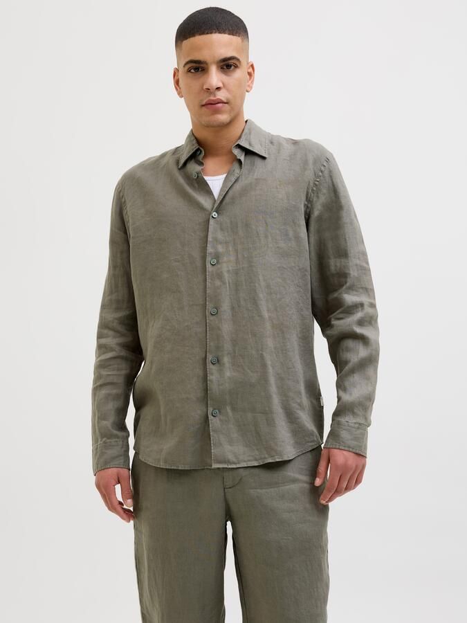 Jack & Jones Overhemd met lange mouwen JPRCCLAWRENCE LINEN L S SHIRT SN - Foto 9