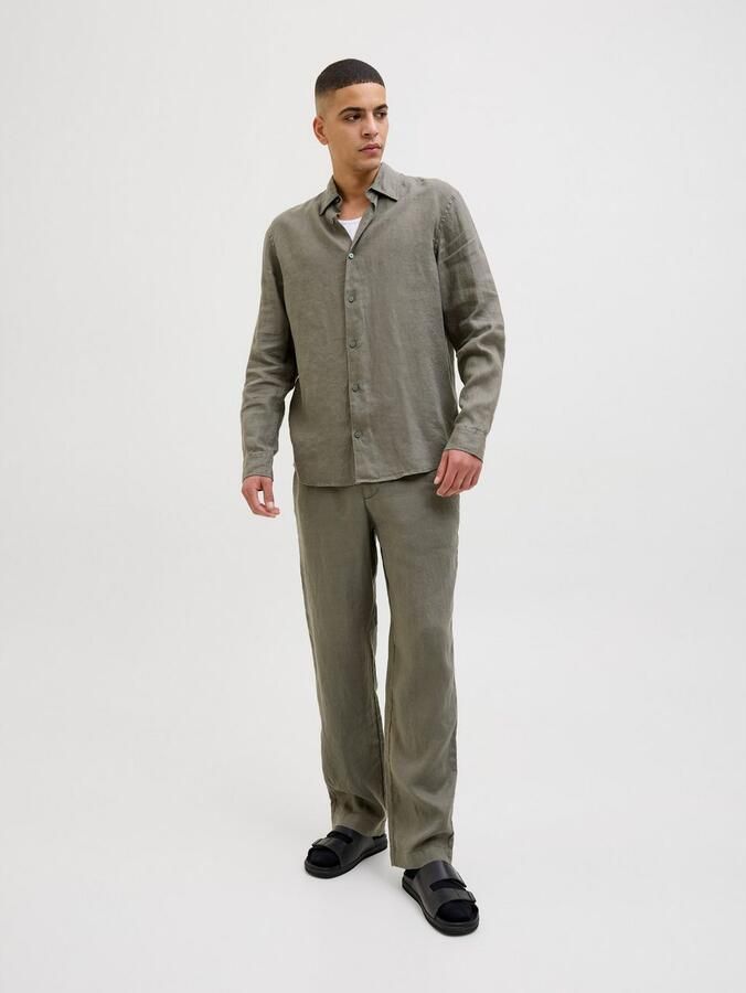Jack & Jones Overhemd met lange mouwen JPRCCLAWRENCE LINEN L S SHIRT SN - Foto 6