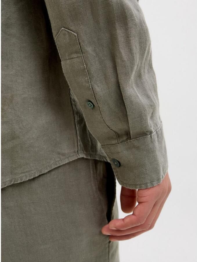 Jack & Jones Overhemd met lange mouwen JPRCCLAWRENCE LINEN L S SHIRT SN - Foto 4