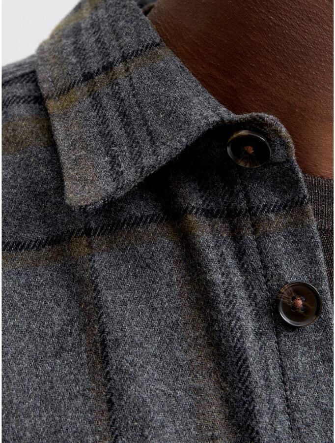 Jack & Jones Overhemd met lange mouwen JPRRAYLE MELANGE CHECK L S OVERSHIRT SN