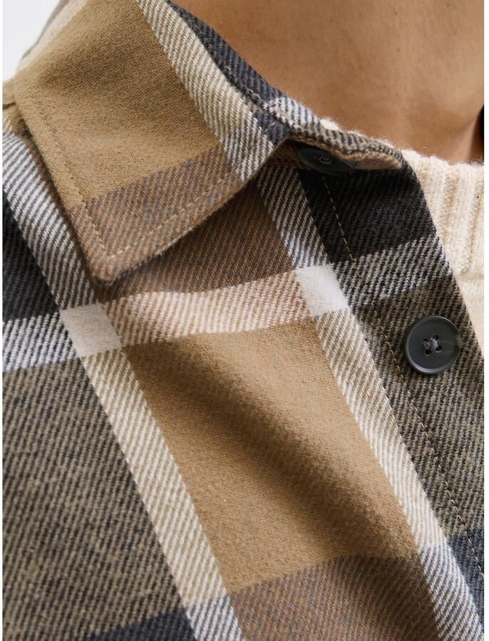 Jack & Jones Overhemd met lange mouwen JPRRAYLE MELANGE CHECK L S OVERSHIRT SN