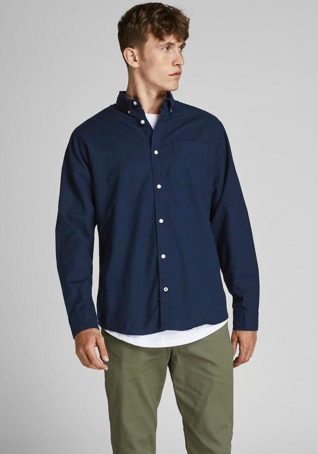 Jack & jones Overhemd Lange Mouw Jack & Jones JJEOXFORD SHIRT LS - Foto 6
