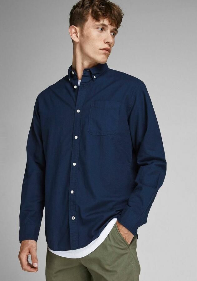 Jack & jones Overhemd Lange Mouw Jack & Jones JJEOXFORD SHIRT LS - Foto 5