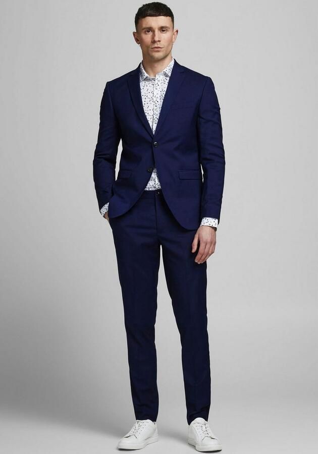 Jack & Jones Pak JPRFRANCO Extra smal onderhoudsvriendelijk stijlvol met vallende revers (set 2-delig) - Foto 7