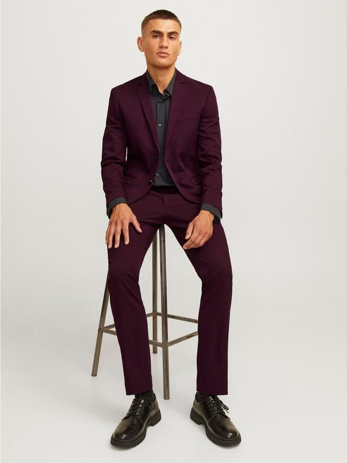 Jack & Jones Pak JPRFRANCO Extra smal onderhoudsvriendelijk stijlvol met vallende revers (set 2-delig) - Foto 6