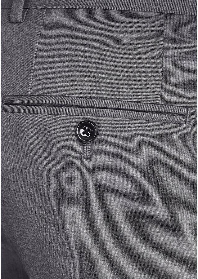 Jack & jones Franco Slim Fit Pantalon met Zakken en Riemlussen Gray Heren