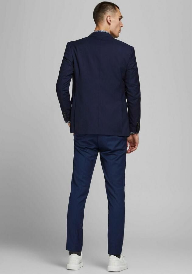 Jack & jones Franco Slim Fit Pantalon met Zakken en Riemlussen Blue Heren - Foto 3