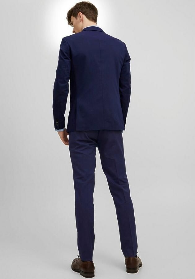 Jack & jones Franco Slim Fit Pantalon met Zakken en Riemlussen Blue Heren - Foto 4