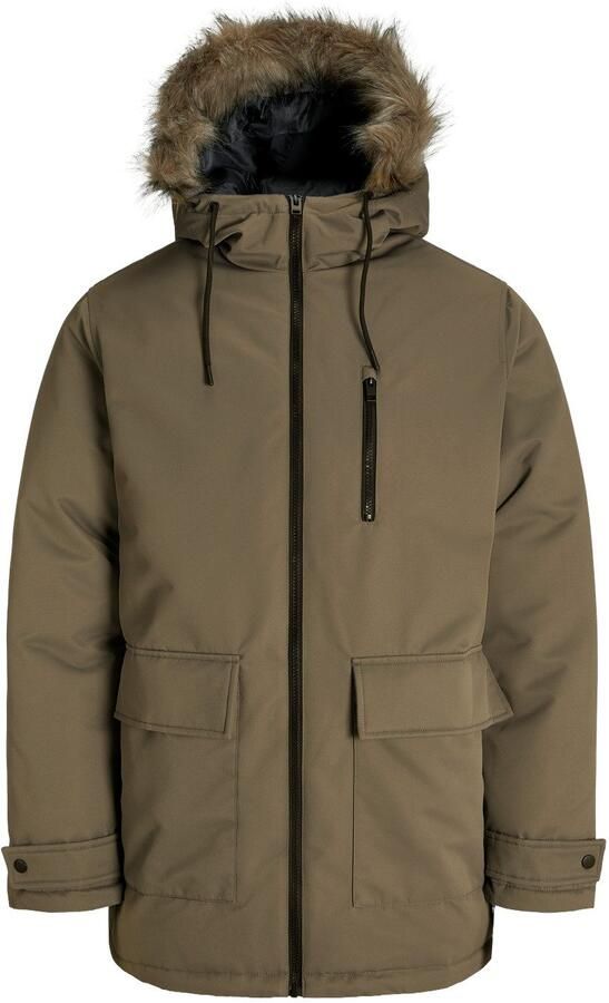 Jack & Jones Parka JJCHARLIE DETACHABLE FAUX FUR PARKA