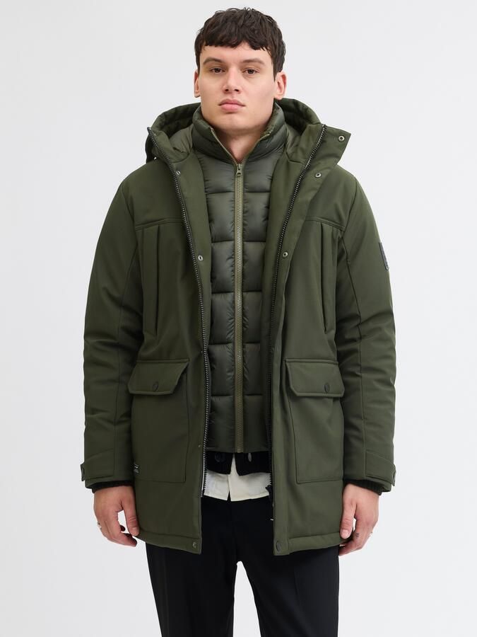 Jack & jones Finn Softshell Parka Winterjas Heren - Foto 8