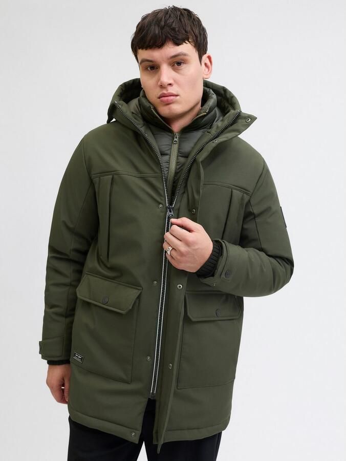 Jack & jones Finn Softshell Parka Winterjas Heren - Foto 3