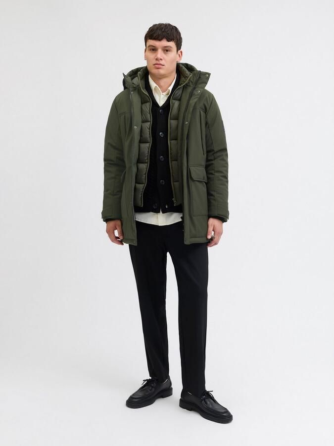 Jack & jones Finn Softshell Parka Winterjas Heren - Foto 5