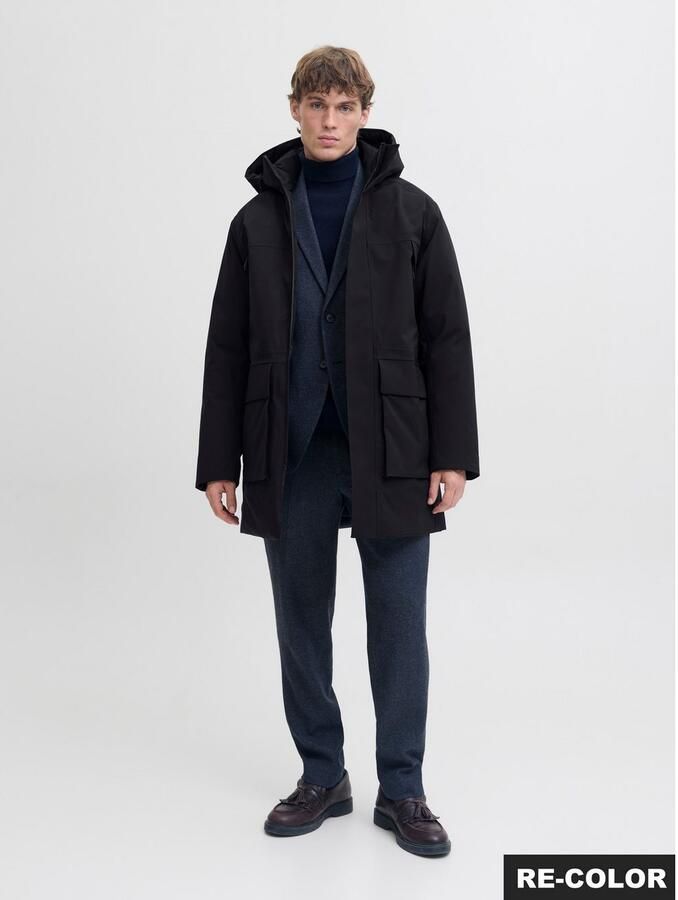 Jack & Jones Premium Parka met capuchon en klepzakken model 'MOON' - Foto 3