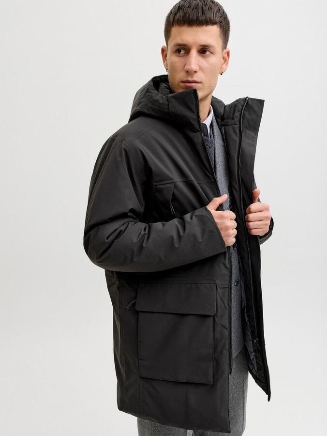 Jack & Jones Premium Parka met capuchon en klepzakken model 'MOON' - Foto 9