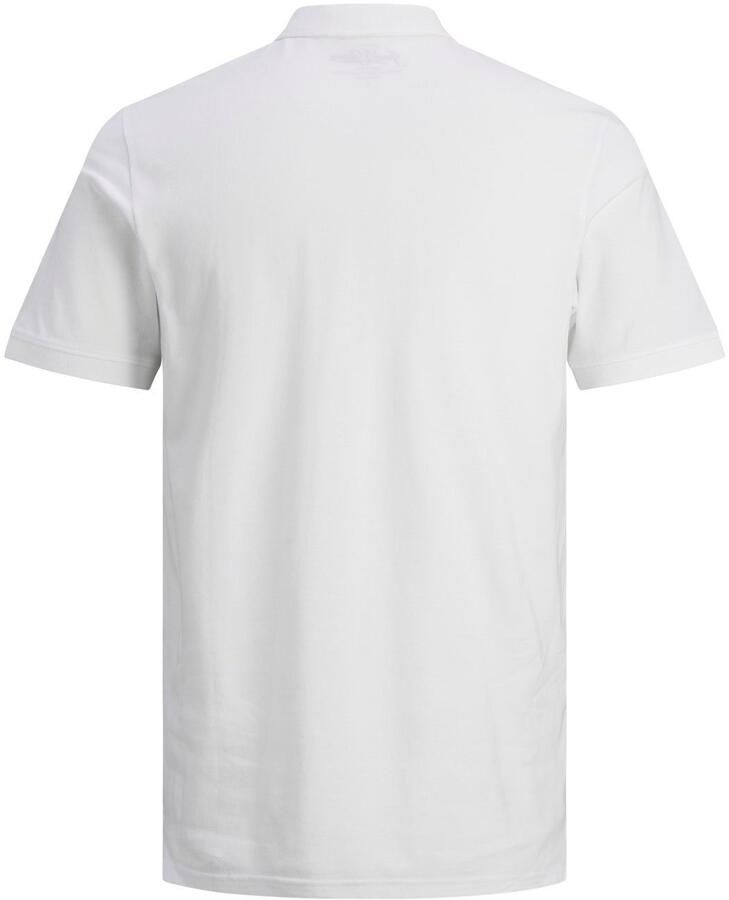 Jack & jones Witte Katoenen Polo Shirt Lente Zomer Collectie White Heren - Foto 3