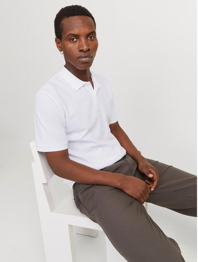 Jack & jones Poloshirt met labelstitching model 'AUSTIN' - Foto 4