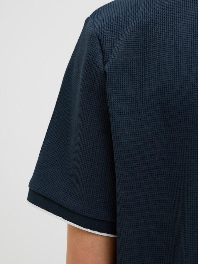 Jack & jones regular fit poloshirt met structuurpatroon model 'AUSTIN' - Foto 7