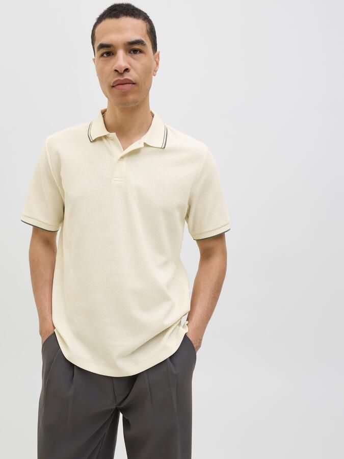 Jack & jones Regular fit poloshirt met structuurmotief model 'AUSTIN' - Foto 7