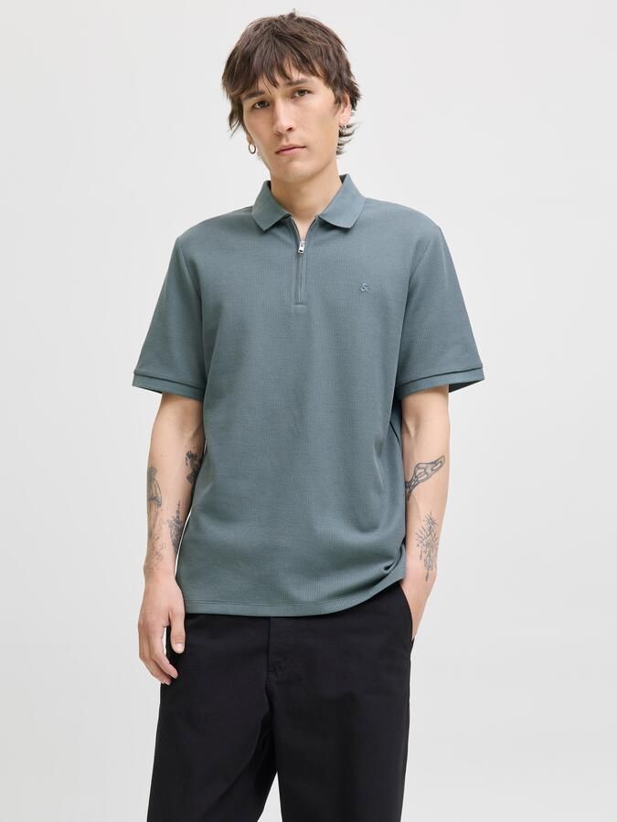 Jack & Jones Poloshirt JJEAUSTIN ZIP POLO SS NOOS - Foto 7