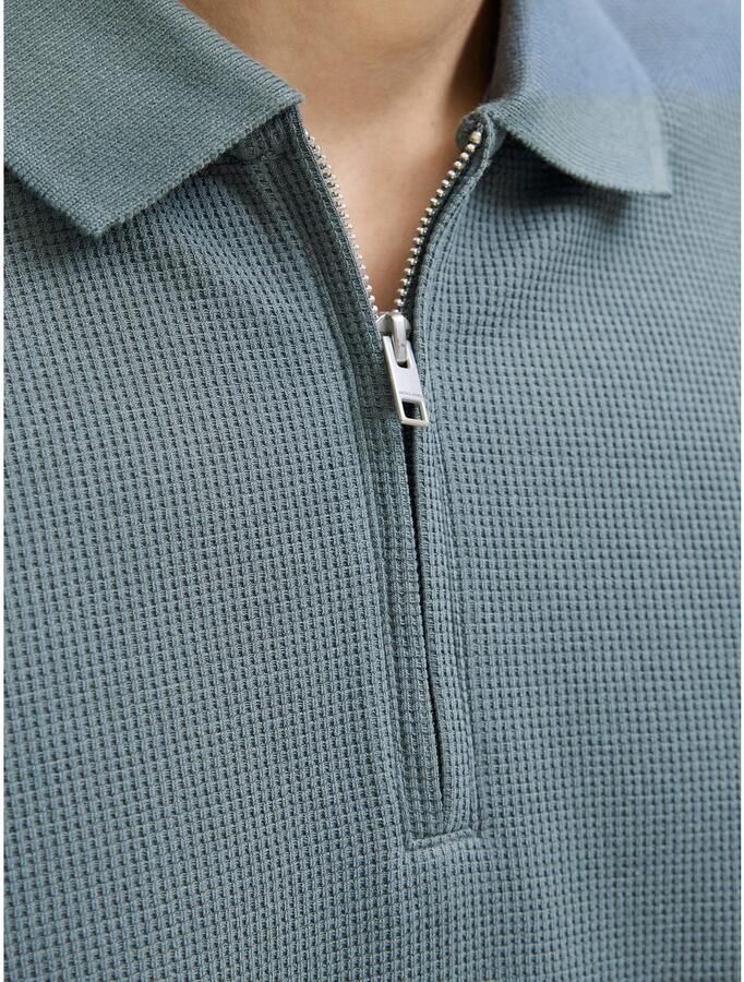 Jack & Jones Poloshirt JJEAUSTIN ZIP POLO SS NOOS - Foto 2