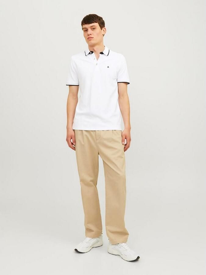 Jack & Jones Poloshirt JJEPAULOS in duopack met logoborduring en comfort effen met kleuraccent modieus smal katoen polokraag (2-delig Set van 2) - Foto 12