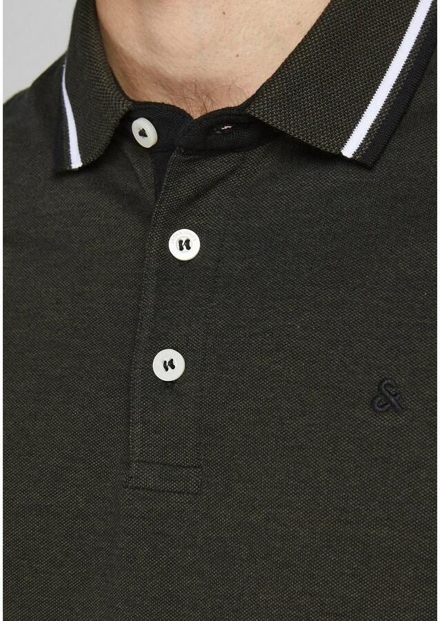 Jack & Jones Poloshirt JJEPAULOS in duopack met logoborduring en comfort effen met kleuraccent modieus smal katoen polokraag (2-delig Set van 2) - Foto 9