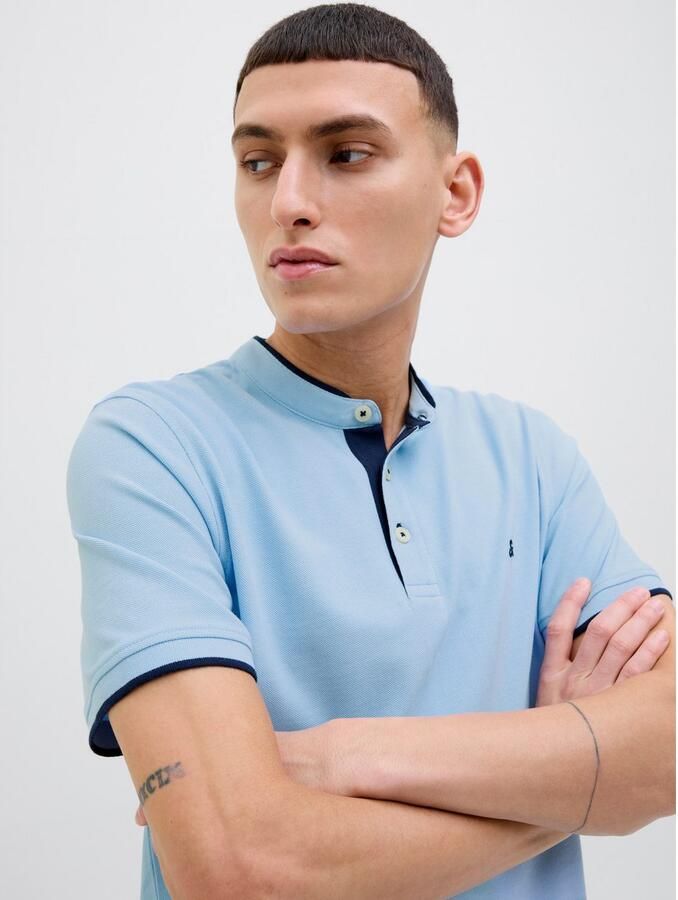 Jack & Jones Poloshirt JJEPAULOS MAO POLO met geborduurd logo - Foto 3