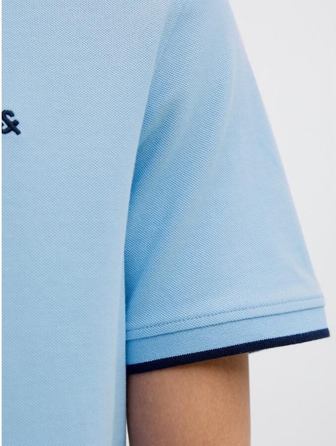Jack & Jones Poloshirt JJEPAULOS MAO POLO met geborduurd logo - Foto 4