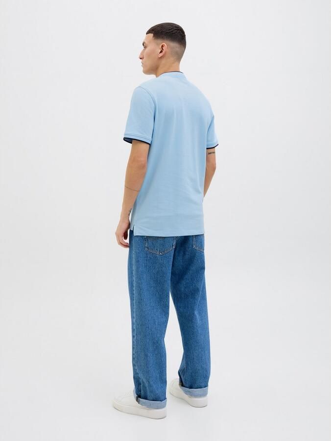 Jack & Jones Poloshirt JJEPAULOS MAO POLO met geborduurd logo - Foto 5