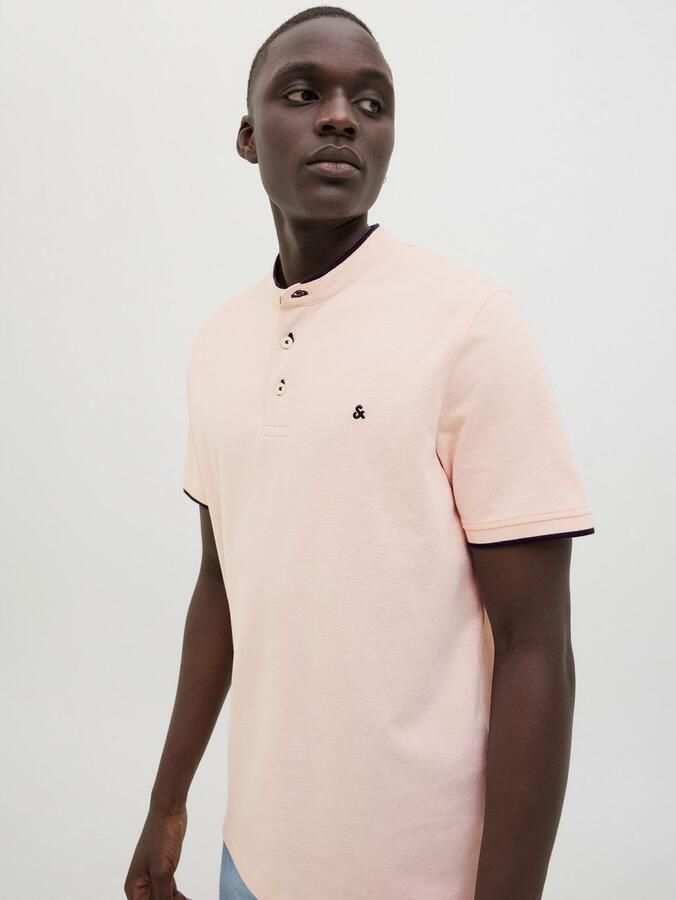 Jack & Jones Poloshirt JJEPAULOS MAO POLO met geborduurd logo - Foto 4