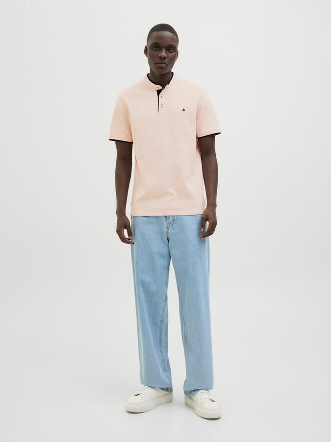 Jack & Jones Poloshirt JJEPAULOS MAO POLO met geborduurd logo - Foto 5