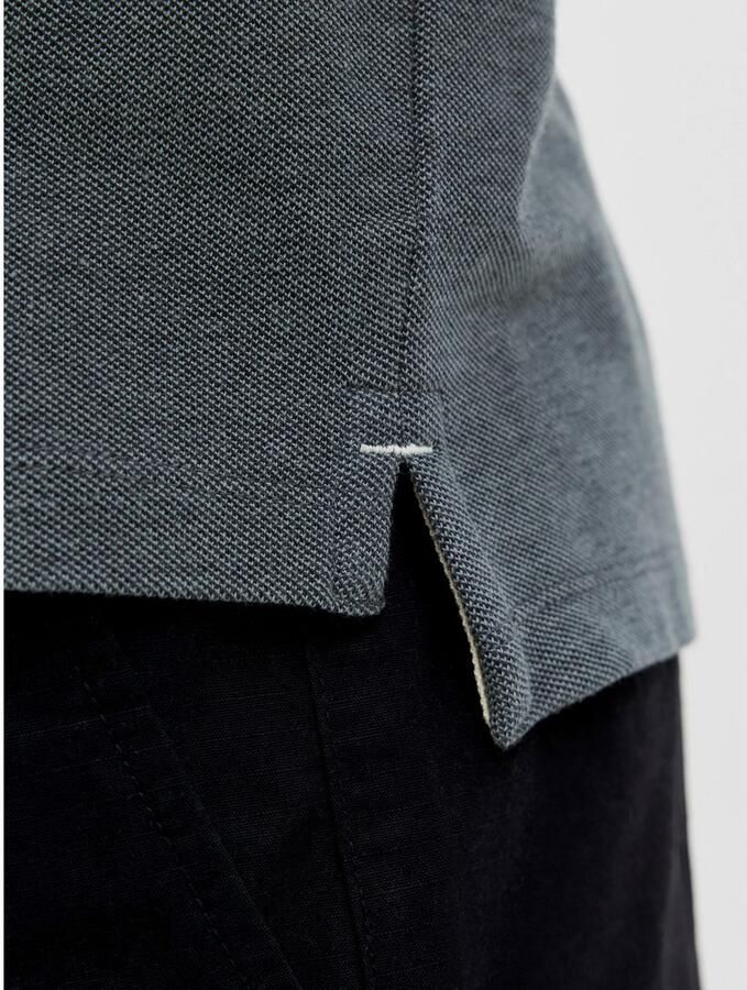 JACK & JONES ESSENTIALS slim fit polo JJEPAULOS grijs - Foto 3