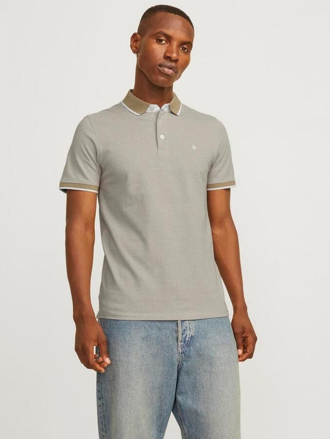 Jack & Jones Poloshirt JJEPAULOS Slim Fit sportief-elegant met borduursel en knoopsluiting (set 2-delig) - Foto 7