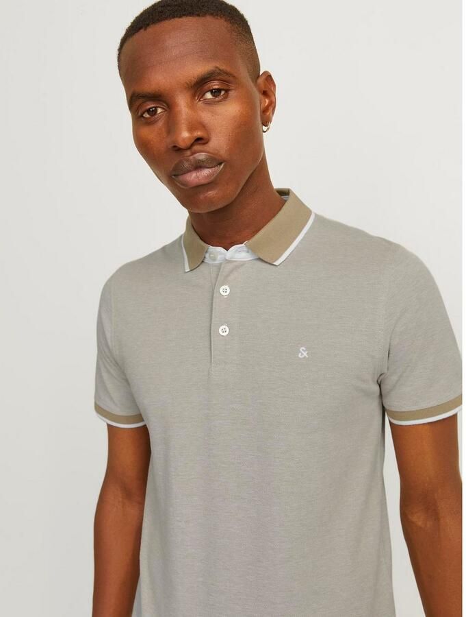Jack & Jones Poloshirt JJEPAULOS Slim Fit sportief-elegant met borduursel en knoopsluiting (set 2-delig) - Foto 5