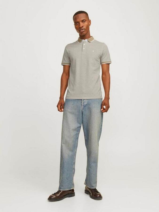 Jack & Jones Poloshirt JJEPAULOS Slim Fit sportief-elegant met borduursel en knoopsluiting (set 2-delig) - Foto 8