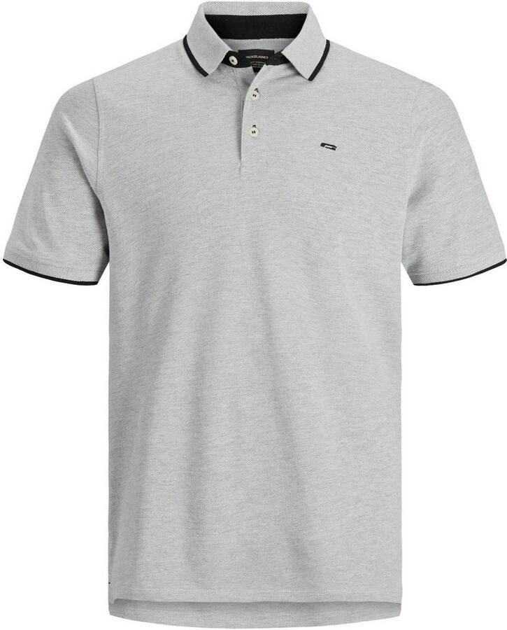 Jack & Jones Poloshirt JJEPAULOS Slim Fit sportief-elegant met borduursel en knoopsluiting (set 2-delig) - Foto 2