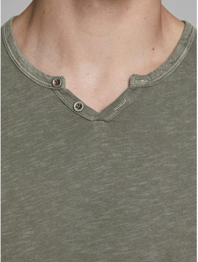 Jack & Jones Poloshirt met lange mouwen JJESPLIT NECK TEE LS NOOS - Foto 3