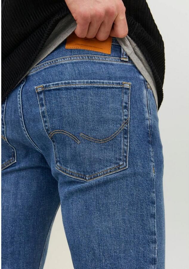 Jack & Jones Regular fit jeans JJICLARK in used-look stretchcomfort en lage taille - Foto 3