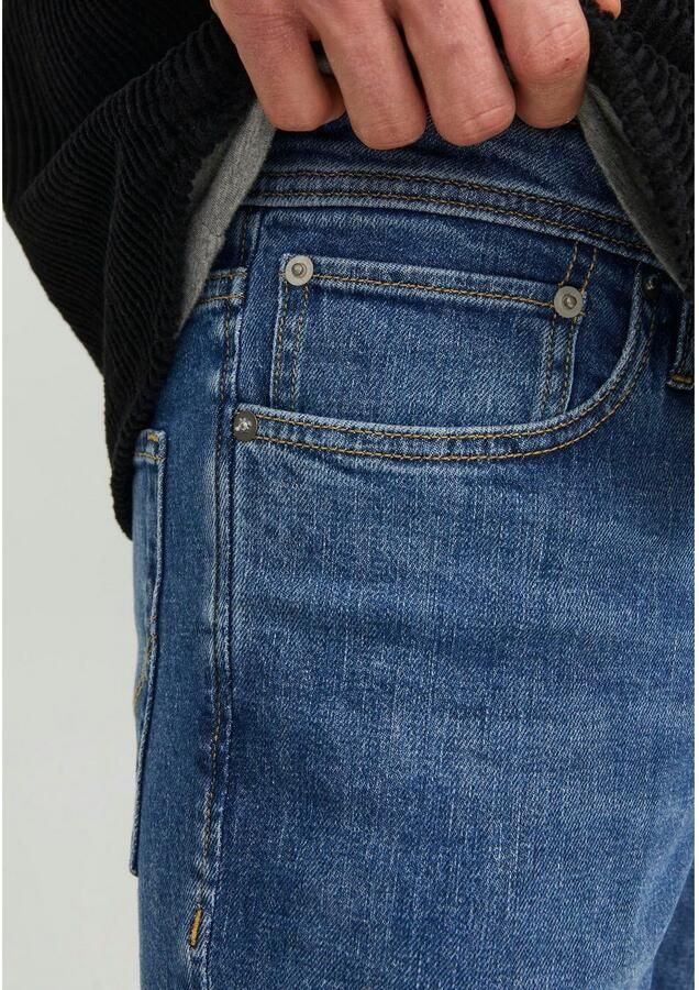 Jack & Jones Regular fit jeans JJICLARK in used-look stretchcomfort en lage taille - Foto 2