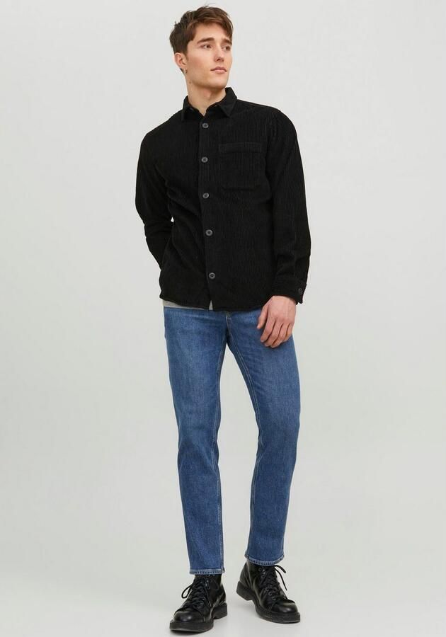 Jack & Jones Regular fit jeans JJICLARK in used-look stretchcomfort en lage taille - Foto 4