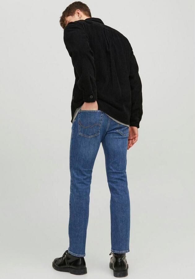 Jack & Jones Regular fit jeans JJICLARK in used-look stretchcomfort en lage taille - Foto 6