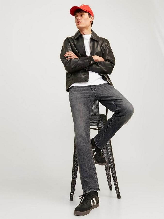 Jack & Jones Regular fit jeans JJICLARK in used-look stretchcomfort en lage taille - Foto 7